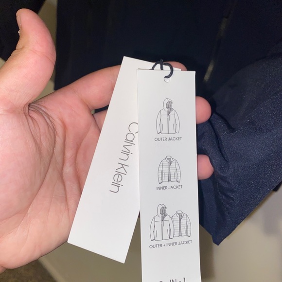 Calvin Klein 3 in 1 Water Resistant Jacket - Picture 5 of 13